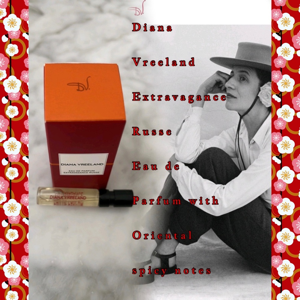 Diana Vreeland Eau de Parfum “Extravagance Russe” 1.5 ml (gift with goodies!)